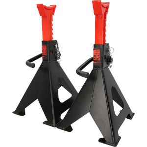 KS-Tools Unterstellbock 160.1255, Tragkraft 6t, 390-610 mm, höhenverstellbar, 2 Stück