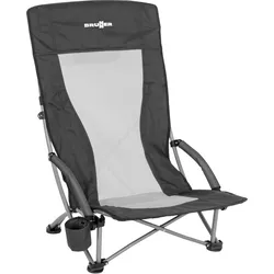 Brunner Cuba Highback Strandstuhl 59 x 76,5 x 42 / 85 cm dunkelgrau