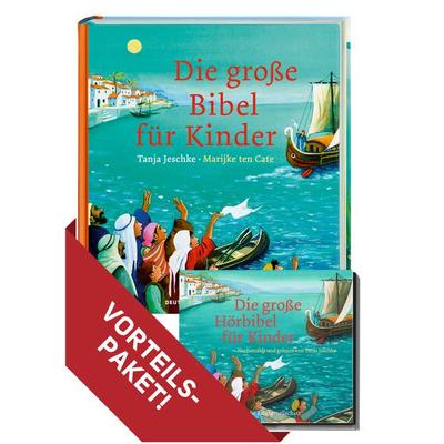 Die große Bibel für Kinder + Die große Hörbibel für Kinder, Set von Tanja Jeschke, Deutsche Bibelgesellschaft, 978-3-438-04071-8