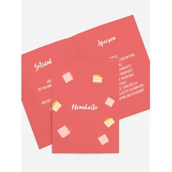 Menükarten für Ihr Fest selbst gestalten mit Spruch und Fotos im Onlinedesigner bei Meine-Kartenmanufaktur.de