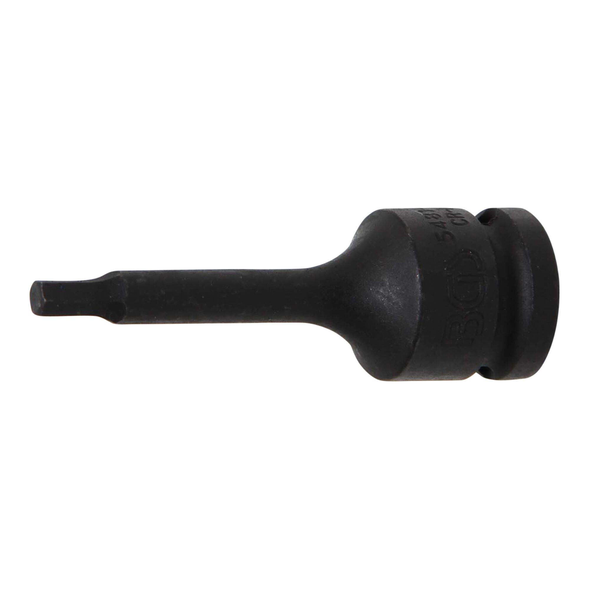 BGS Kraft-Bit-Einsatz 5481-M5, Antrieb Innenvierkant 12,5 mm (1/2"), Innensechskant 5 mm ; BGS technic)