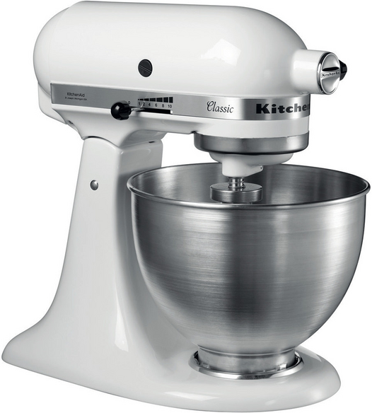 KitchenAid Classic 5K45SS-EWH Weiß  Rührmaschine