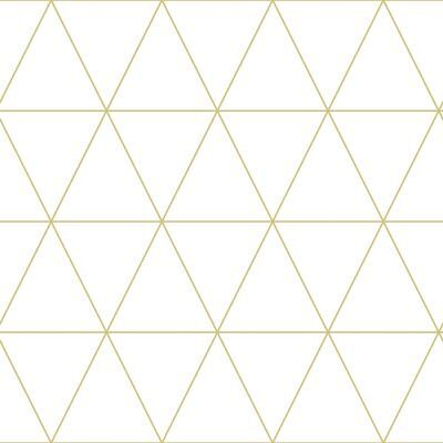 Chesapeake Leda Metallic Geometric Wallpaper - 20.9 x 396 x 0.025