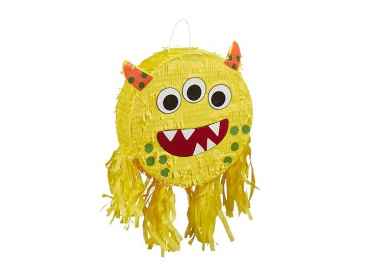 Relaxdays Piñata en forme de monstre rigolo\, à remplir soi-même et suspendre\, unisexe\, multicolore