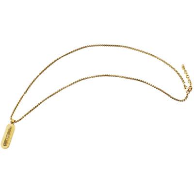 Kette ohne Anhänger ADELIA´S "Halskette mit Anhänger – aus Edelstahl", gold (silber), Halsketten, Herren, 65cm, Edelstahl, Zum Verschenken an Menschen, die Ihnen am Herzen liegen