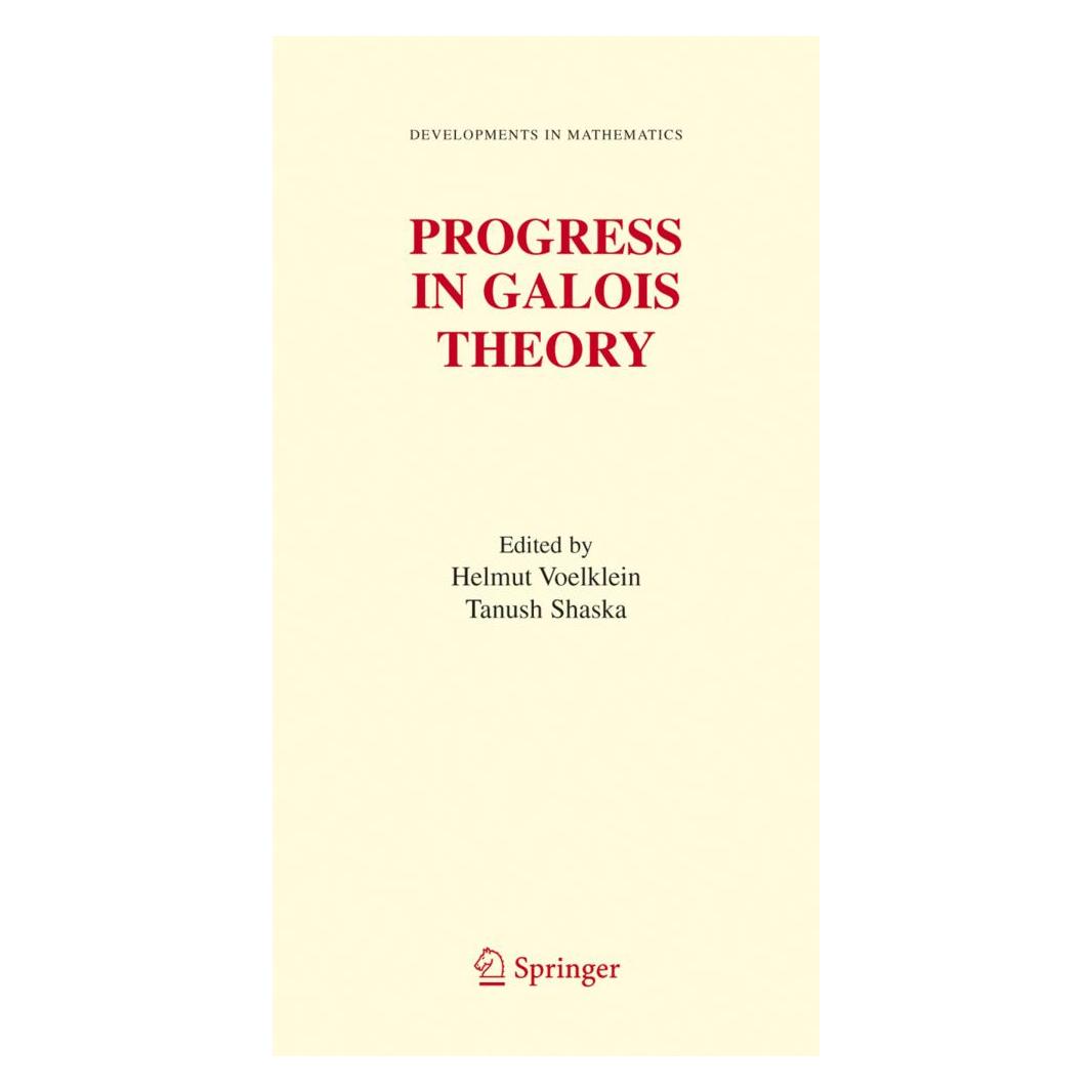 Springer Progress in Galois Theory (Englisch, Helmut Voelklein, Tanush Shaska) (55381470)