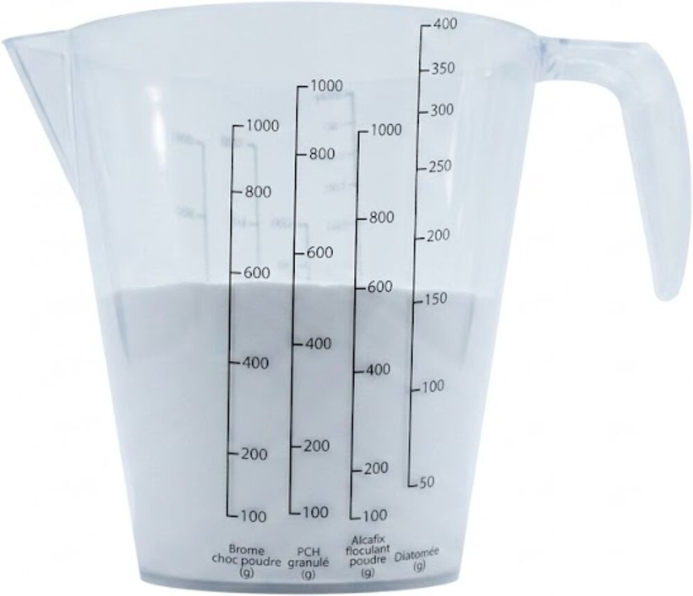 Traitement piscine OCEDIS Pichet doseur chimie