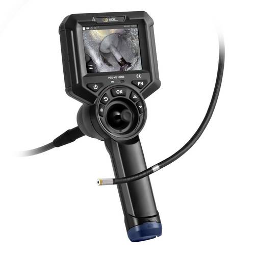 PCE Instruments Videoendoskop PCE-VE 100N4 Kabellänge 1m |Kamerakopf Ø6mm |4-Wege |360° schwenkbar|Blickfeldtiefe 110mm