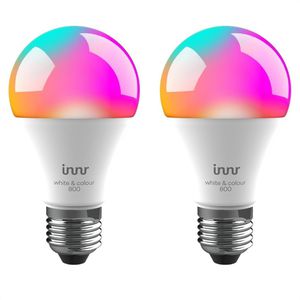 Innr LED-Lampe RB 282 C-2 Comfort Bulb, E27, 8,6W ersetzt 60W, RGBW, App-fähig, ZigBee, 2 Stück