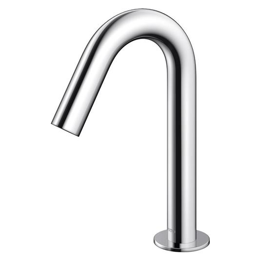 TOTO Automatikarmaturenauslauf, rund, niedrig, Kaltwasser, 2 l/min., Ausladung 115mm, Auto Function (TLE26006E)