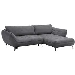 Exxpo by Gala Ecksofa mit Funktion Samoa Stoff Anthracite