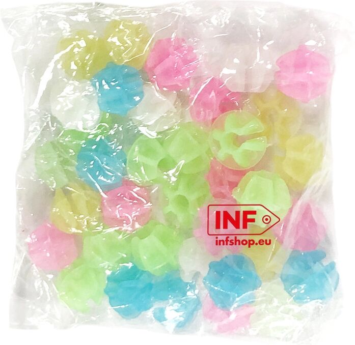 INF Perles de vélo luminescentes Ekerdekor, paquet de 36