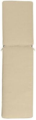 Replacement Chaise Cushion - 20x75 - Fast Dry, Canvas Sand Sunbrella - Ballard Designs