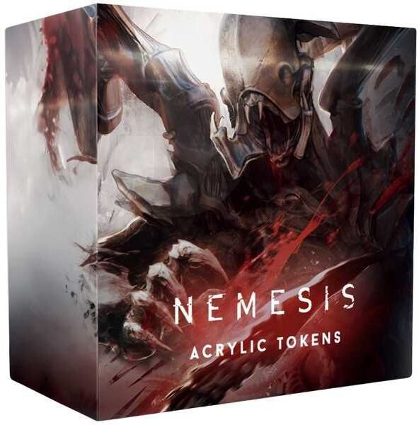 Nemesis Deluxe Acrylic Tokens for Board Game Sessions by Awaken Realms, Official Accessory, 14.8 cm x 15.2 cm x 4.6 cm