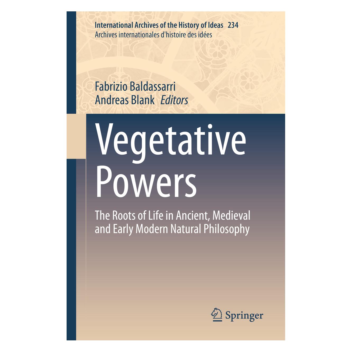 Springer Vegetative Powers (Englisch, Hardcover, Andreas Blank, Fabrizio Baldassarri) (9783030697082)