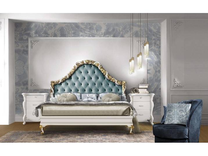 Xlmoebel Polsterbett Luxuriöses Doppelbett im italienischen Design für Ihr Schlafzimme, Made in Europa