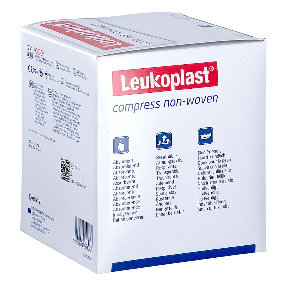 BSN medical GmbH Leukoplast Compress Non-woven 10x10cm Ste.4f 17207030