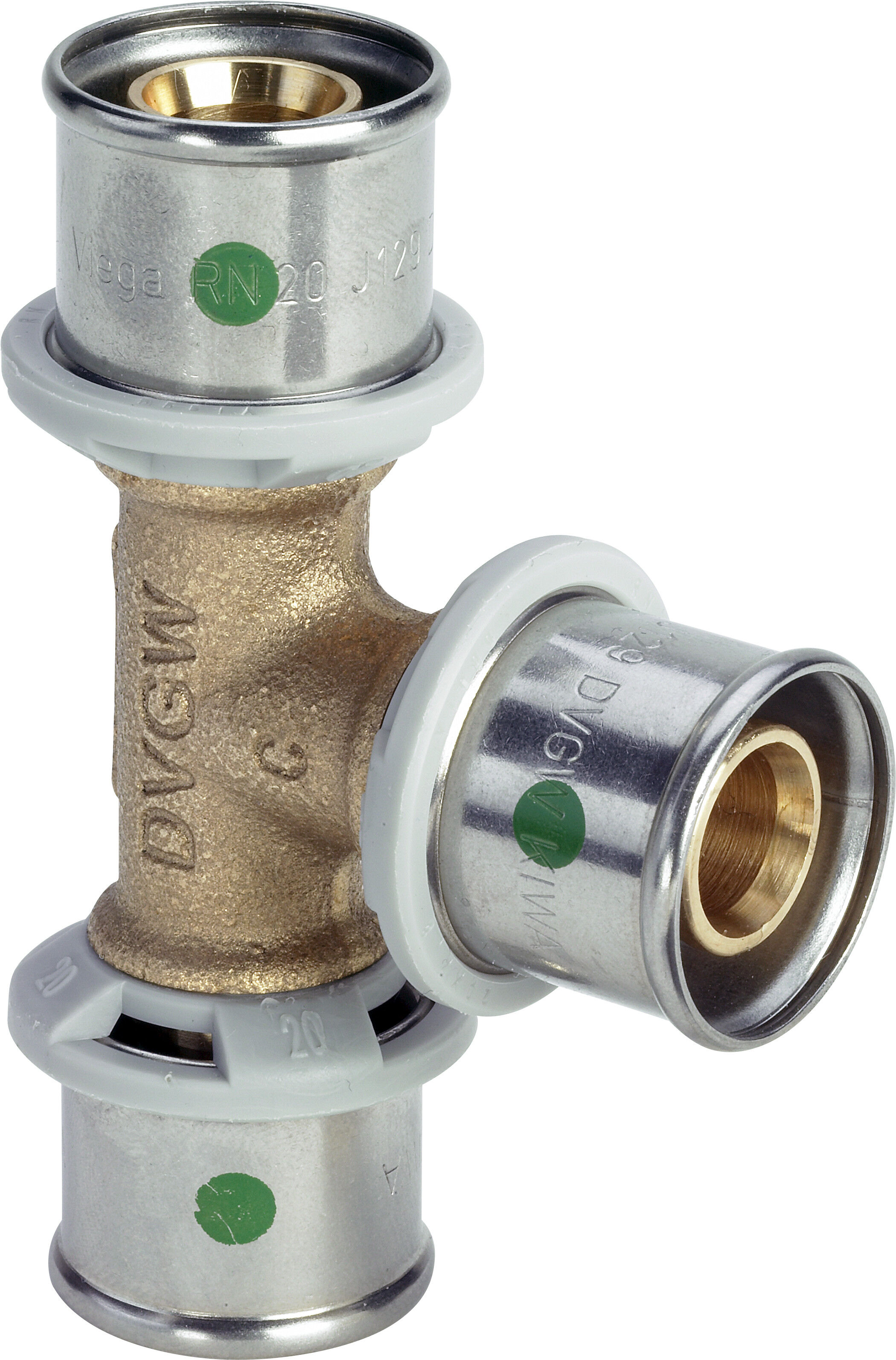 Viega Sanfix -P Sanfix T Sanfix 50 mm, avec SC-Contur, bronze