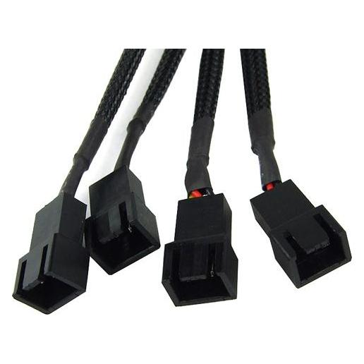 Phobya Y-Kabel 3Pin Molex (60 cm, 3 Pin) (81038)