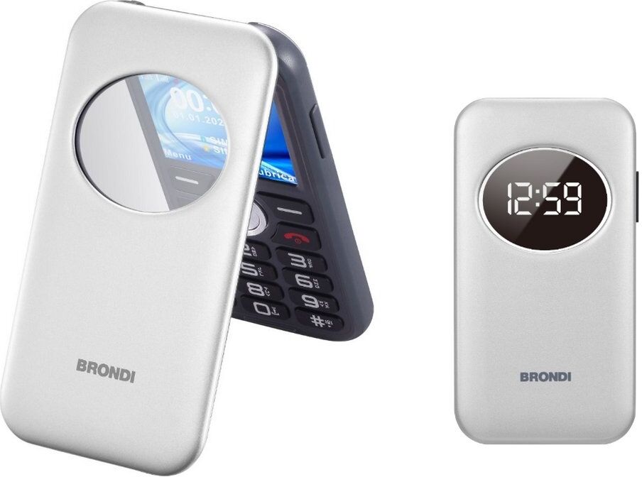 Cellulare Brondi WINDOW 2 Silver metal