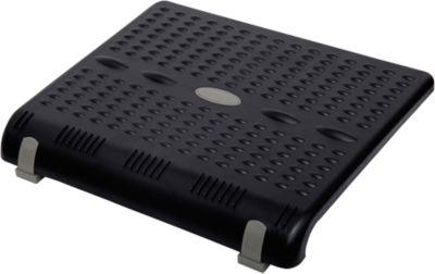 Fußstütze MAUL MAULstandard, höhen- & neigungsverstellbar, rutschhemmend genoppte Stellfläche mit 450 x 353 mm, Gummifüße, Kunststoff, schwarz