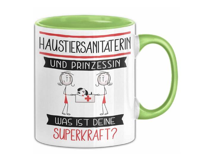 Trendation Tasse Haustiersanitäterin Und Prinzessin Tasse Geschenk Für Eine Haustiers