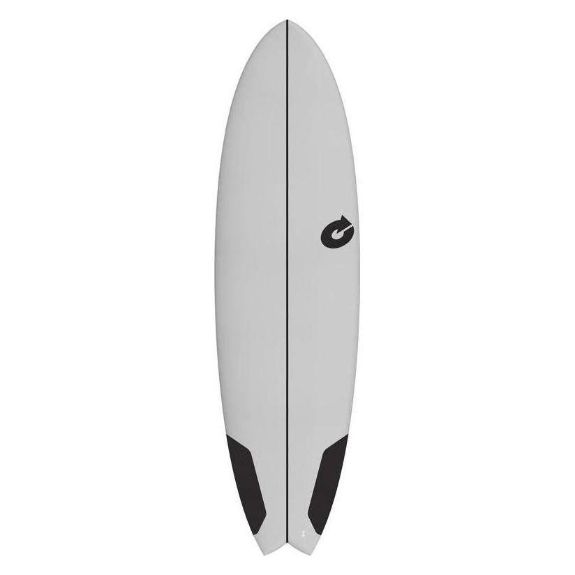Torq Surfboard Softboard EVA 6.10 Mod Fish Grau (34148492)