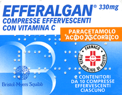 Efferalgan Con Vitamina C 330 mg 20 Compresse Effervescenti
