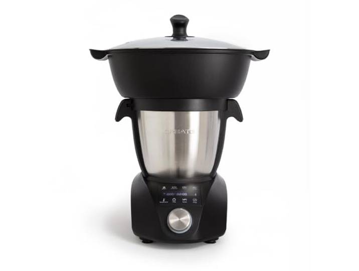 CREATE/CHEFBOT COMPACT CONNECT/Intelligente Multifunktionsküchenmaschine mit Dampfgareinsatz / 3.5L Fassungsvermögen, 24 Automatikprogramme, 10 Geschwindigkeiten + Turbofunktion, 1200W
