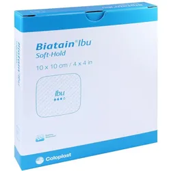 Biatain Ibu Schaumverband 10x10 cm sanft 5 St