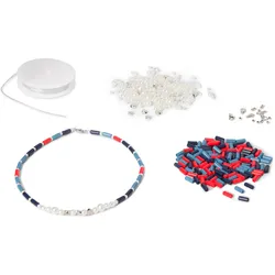 Tchibo - DIY-Perlen-Halsketten-Set - dunkelblau