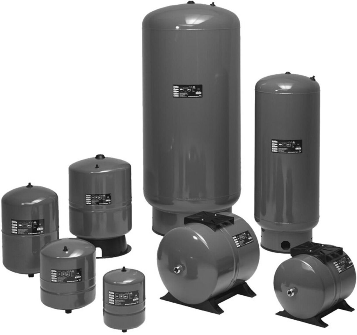 Grundfos Zubehör für Druckerhöhungsanlage Membran-Druckkessel DT5-600 PN10 DN80 (96871282)