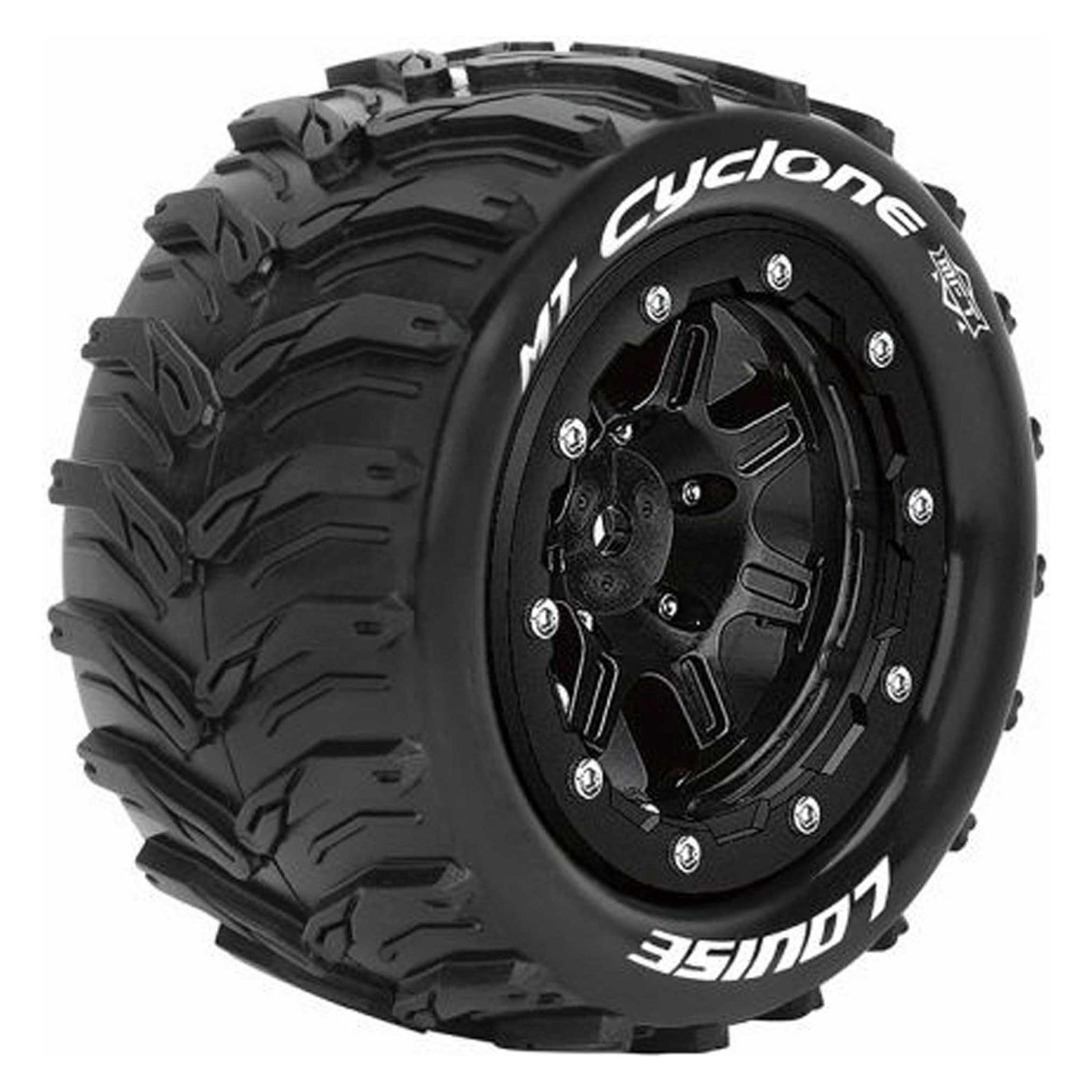 Louise mft mt-maxx 2.8 cyclone 1/10 soft felge schwarz 17mm 1/2z offset (LOUT3331SB)