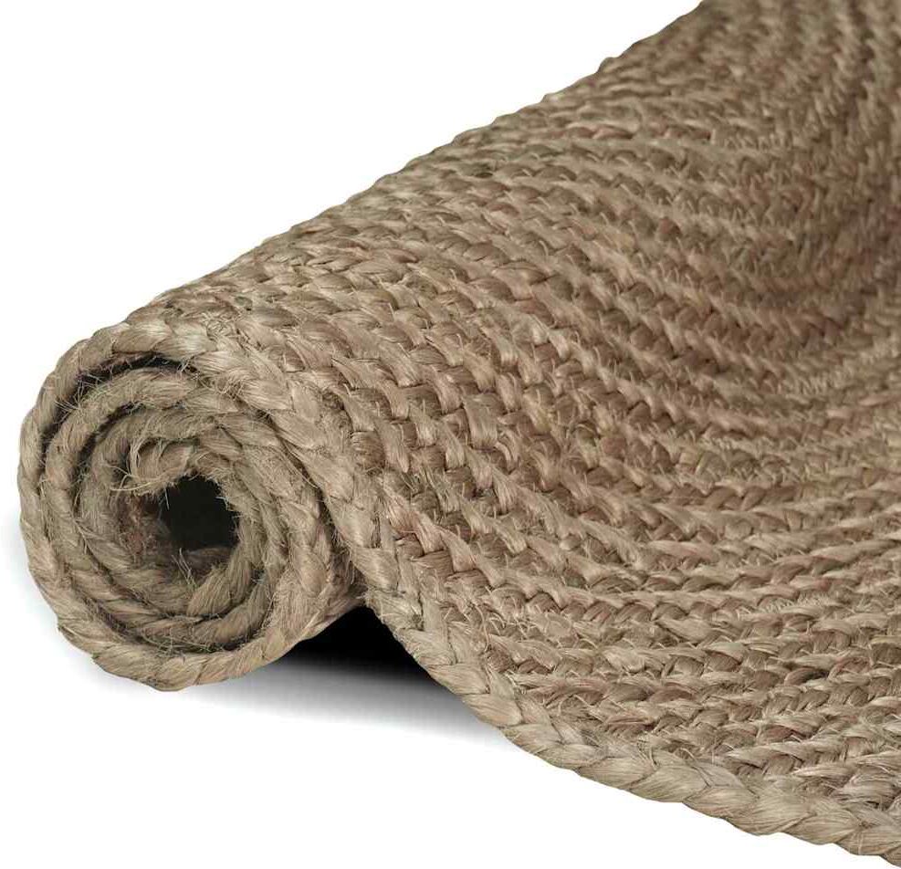 vidaXL Tapis de zone Gris 80 x 400 cm Jute