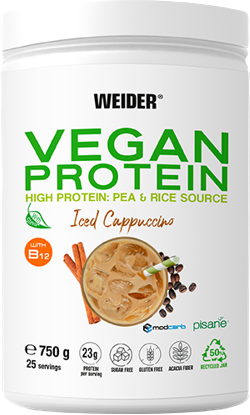 Weider Proteína Vegana 750 gr Iced Cappuccino