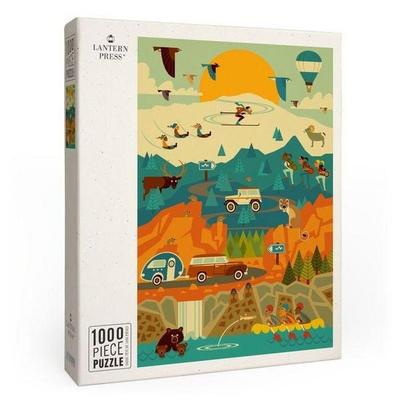 Mountain - Geometric - 1000 Piece Puzzle