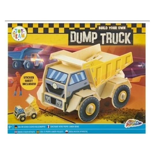 Ramiz 3D-Fahrzeugstruktur aus Holz. Muldenkipper (400079)
