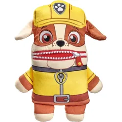 Schmidt Spiele - Sorgenfresser - PAW Patrol Rubble Plüschfigur 27,5 cm – Kuscheltier zum Trösten und Liebhaben