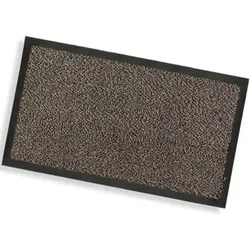 Schmutzfangmatte Nölle braun meliert 60 x 90 cm Polypropylenfaser, rutschfester Vinylrücken