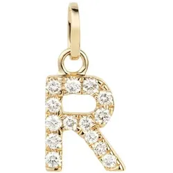 DIAMOUR Buchstaben-Anhänger mind. 7 Brillanten zus. mind. 0,14ct Gold 585
