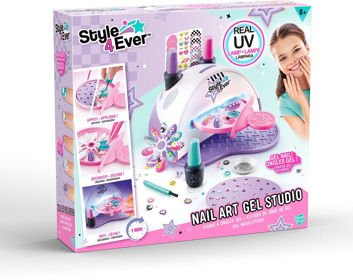 Canal Toys Juego de manualidades Nail Art Gel UV Studio Canala Toys.