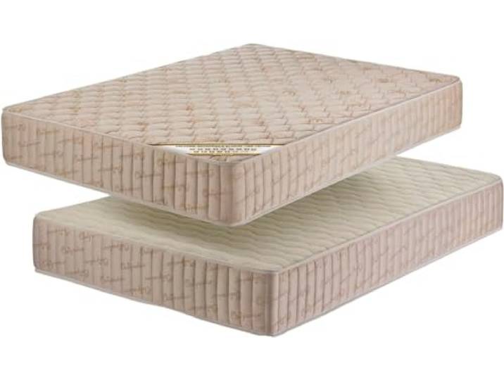 DELUXE13 Orthopädische Matratze Eliocel - hohe Festigkeit - 2 Seiten Merinowolle - Matratze aus Schaum HR, hohe Dichte (150 x 200 x 20)