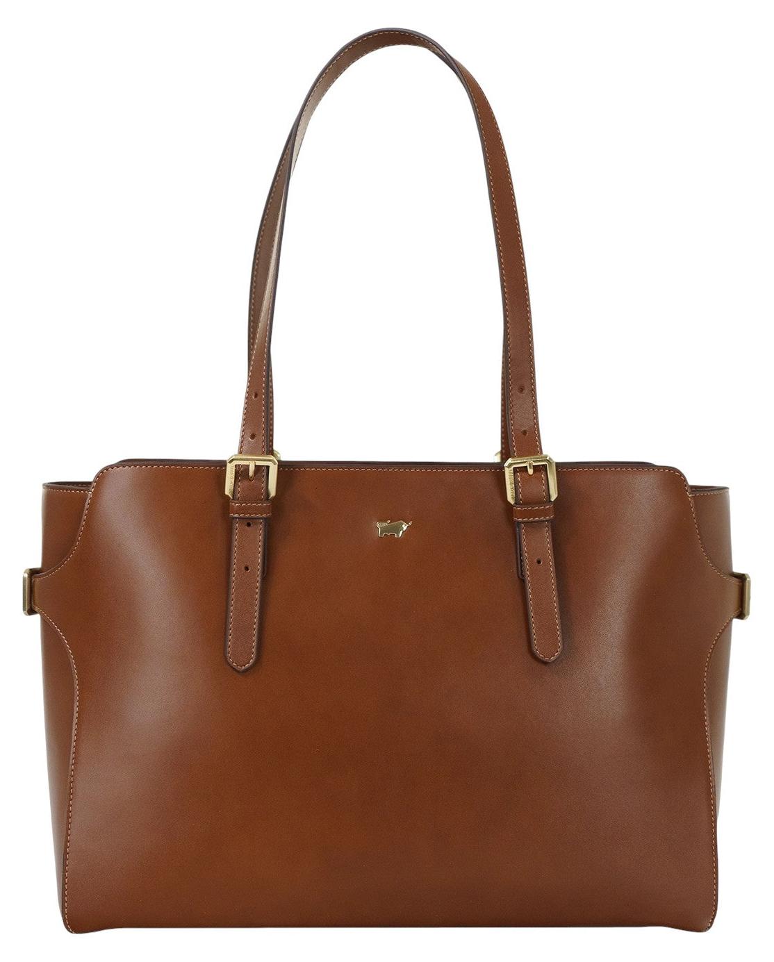 Umhängetasche ALICE Shopper braun Damen - Leder