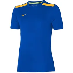 Mizuno, Herren, Sportshirt, Perform Crew Shirt (XL), Blau