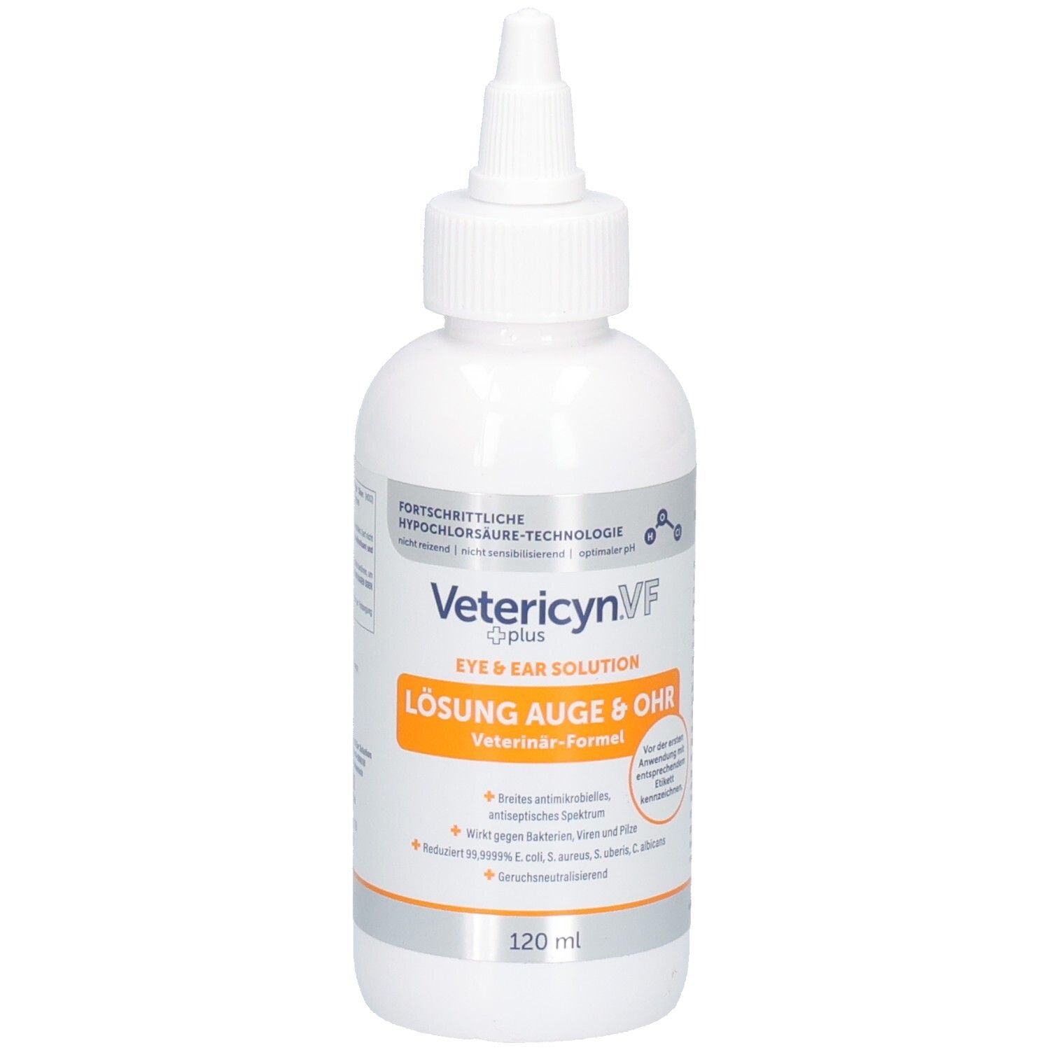 Vetericyn VF Plus Augen- & Ohrenreiniger 120 ml Lösung
