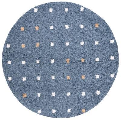 SAFAVIEH Calico Shag Inas Polka Dot 1.5-inch Thick Rug