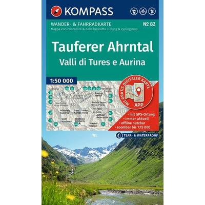 KOMPASS Wanderkarte 82 Tauferer Ahrntal / Valle di Tures e Aurina 1:50.000, Sonstige von , KOMPASS Freytag & Berndt
