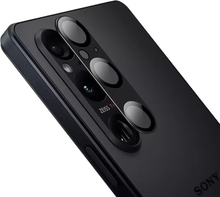INF Cache objectif appareil photo pour Sony Xperia 10 V Le noir