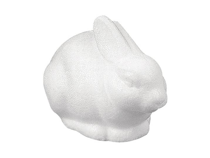 Rayher Styropor-Hase Sitzend 14 × 8 cm