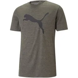 PUMA Train Favorite Heather Cat Trainingsshirt Herren 73 - green moss heather XL